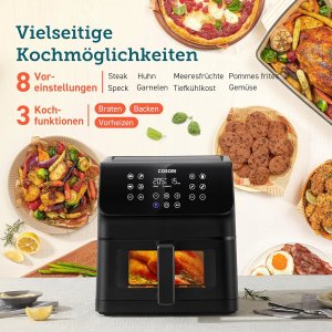 Frytkownica beztłuszczowa Cosori Frytkownica beztłuszczowa XXL 6,2l Airfryer Rapid Air 12w1 2