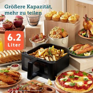 Frytkownica beztłuszczowa Cosori Frytkownica beztłuszczowa XXL 6,2l Airfryer Rapid Air 12w1 4