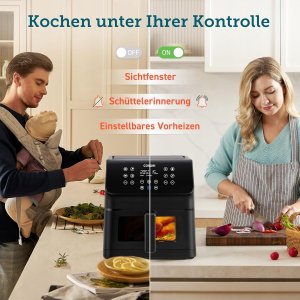 Frytkownica beztłuszczowa Cosori Frytkownica beztłuszczowa XXL 6,2l Airfryer Rapid Air 12w1 5