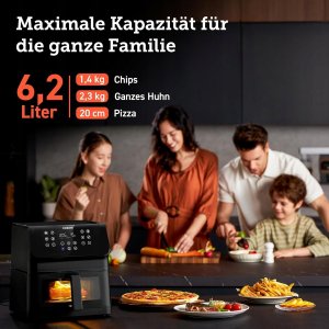 Frytkownica beztłuszczowa Cosori Frytkownica beztłuszczowa XXL 6,2l Airfryer Rapid Air 12w1 10