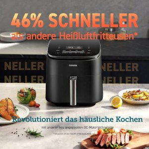 Frytkownica beztłuszczowa Cosori Frytownica beztłuszczowa COSORI CAF-DC601-KEU Turbo Blaze 6L Airfryer nowa 8