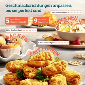 Frytkownica beztłuszczowa Cosori Frytownica beztłuszczowa COSORI CAF-DC601-KEU Turbo Blaze 6L Airfryer nowa 10