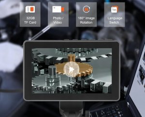 Vevor VEVOR endoskop kamera inspekcyjna cyfrowa HD wodoodporna 6,4 mm 5''4500 mAh 4