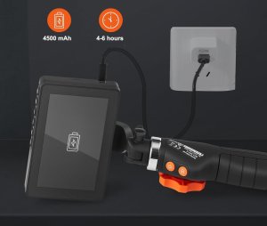 Vevor VEVOR endoskop kamera inspekcyjna cyfrowa HD wodoodporna 6,4 mm 5''4500 mAh 5