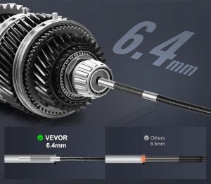 Vevor VEVOR endoskop kamera inspekcyjna cyfrowa HD wodoodporna 6,4 mm 5''4500 mAh 8