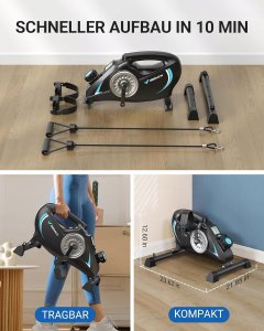 Merach MERACH S04 trenażer nóg rąk do domu przenośny trenażer Elektryczny orbitrek 5