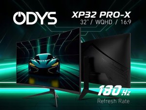 Monitor Odys ODYS XP32 PRO-X zakrzywiony monitor gamingowy 32' 180Hz WQHD 2560x1440 2024 4