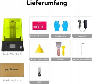 Drukarka 3D Phrozen Drukarka 3D Phrozen Mini 8K S UV mono LCD 7,1 22 m 8