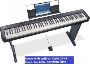 Casio Pianino cyfrowe Casio CDP-S110BK z 88 ważonymi klawiszami czarny idealny 13