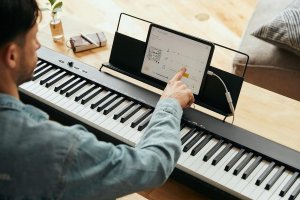 Casio Pianino cyfrowe Casio CDP-S110BK z 88 ważonymi klawiszami czarny idealny 2