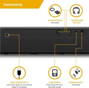 Casio Pianino cyfrowe Casio CDP-S110BK z 88 ważonymi klawiszami czarny idealny 4