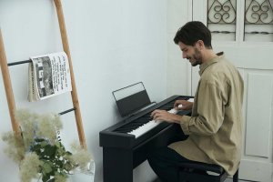 Casio Pianino cyfrowe Casio CDP-S110BK z 88 ważonymi klawiszami czarny idealny 7