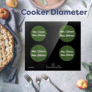 Płyta grzewcza Ciarra Płyta indukcyjna CIARRA CBBIH4B 4-strefowa Power Booster 60 cm 7,200 W 3