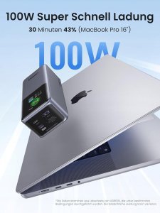 Ugreen UGREEN Nexode Mocny Power Bank do telefonu 20 000 mAh 130 W 3 porty 2
