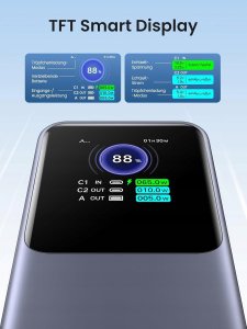Ugreen UGREEN Nexode Mocny Power Bank do telefonu 20 000 mAh 130 W 3 porty 5