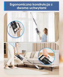 Odkurzacz pionowy Tineco Tineco A30S odkurzacz akumulatorowy bezprzewodowy Pionowy 160W 60 min pracy 3
