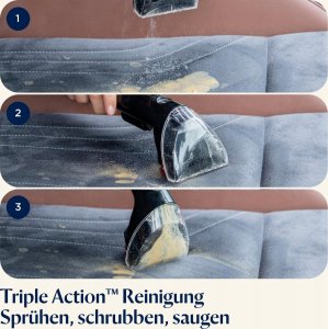 Odkurzacz piorący Bissell Zestaw Odkurzacz piorący BISSELL SpotClean Pet Pro 15585 nowy 750W 84 dB 4