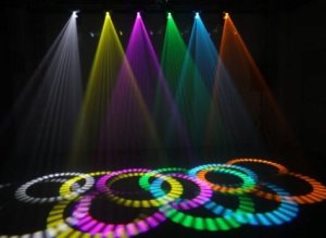 Eurolite skaner Eurolite LED TSL-1000 zestaw oświetleniowy Imprezy Wesela DJ 100W 4