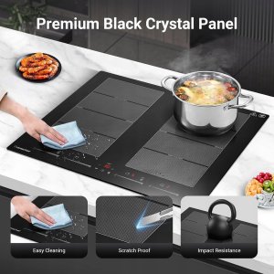 Płyta grzewcza Amzchef Płyta indukcyjna YL-7018S AMZCHEF Booster 7400 W Szkło ceramiczne 8