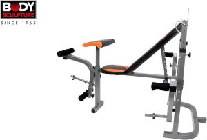 Body Sculpture Ławka z modlitewnikiem Multi Bench BW 3210A szara (25374-uniw) 3