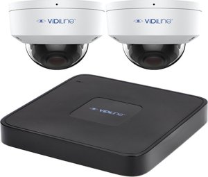 Kamera IP Vidiline Monitoring IP VidiLine z 2 kamerami ViDi-IPC-24W i rejestratorem PoE 1