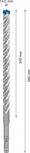 Wiertło Bosch Bosch Expert hammer drill SDS-plus-7X, 14mm, 10 pieces (working length 200mm) 9
