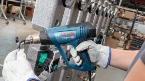 Opalarka Bosch Bosch hot air gun GHG 23-66 Professional + 5-piece accessories (blue/black, 2,300 watts, L-BOXX) 2