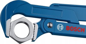 Bosch Bosch plumbing corner pipe wrench 90° Professional 420mm, pipe / water pump pliers (blue, gripping jaw position 90°) 3