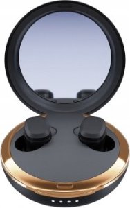 Słuchawki Tura Scandinavia AB Happy Plugs Adore - bezprzewodowe słuchawki douszne z lusterkiem w etui (black) 1
