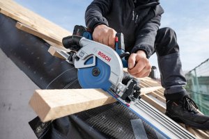 Pilarka tarczowa Bosch Bosch cordless portable circular saw GKS 18V-57-2 GX Professional solo, 18Volt (blue/black, without battery and charger) 5