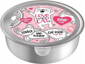 Love is where a cat is Love is where a cat is® z czystą wołowiną 85g 1