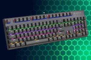 Klawiatura Vertux Vertux Klawiatura Mechaniczna Blue anti-ghosting MECH Tactical QWERTY RGB 2