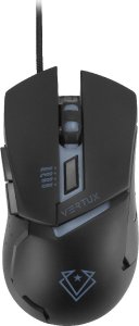 Mysz Vertux Vertux Mysz Gamingowa Przewodowa Dominator Czarna 3200dpi 6 Przycisków 1000Hz G8 1