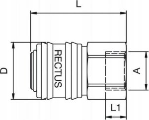 RQS SZYBKOZÅÄCZE TYP 26 3/8'' GWINT WEWNÄTRZNY RQS 4
