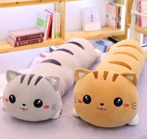 Maskotka Kotek pluszowy długi, poduszka wałek 70cm mix cena za 1 szt 14