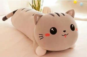 Maskotka Kotek pluszowy długi, poduszka wałek 70cm mix cena za 1 szt 15