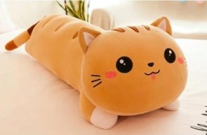 Maskotka Kotek pluszowy długi, poduszka wałek 70cm mix cena za 1 szt 16