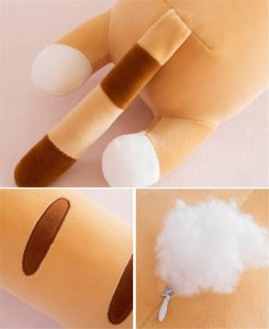 Maskotka Kotek pluszowy długi, poduszka wałek 70cm mix cena za 1 szt 9