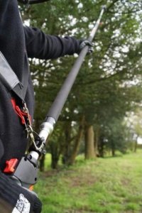 Piła łańcuchowa Maruyama MARUYAMA TPP2630 OKRZESYWARKA PIŁA PILARKA PRZECINARKA SPALINOWA ŁANCUCHOWA PODKRZESYWARKA DO DREWNA NA WYSIĘGNIKU TELESKOPOWYM 395cm 3