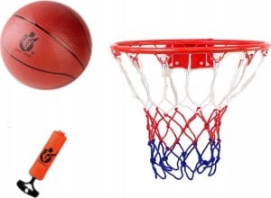 LeanToys Zestaw Do Gry w Koszykówkę Obręcz Piłka Pompka 2