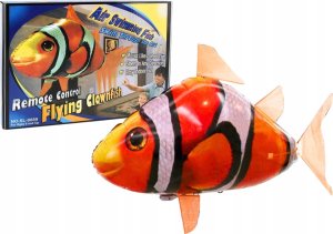 LeanToys Zdalnie Sterowana Ryba R/C Błazenek Pomarańczowy Latający Balon 1