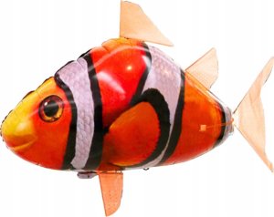 LeanToys Zdalnie Sterowana Ryba R/C Błazenek Pomarańczowy Latający Balon 2