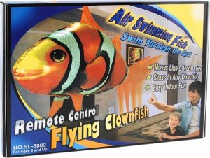 LeanToys Zdalnie Sterowana Ryba R/C Błazenek Pomarańczowy Latający Balon 3