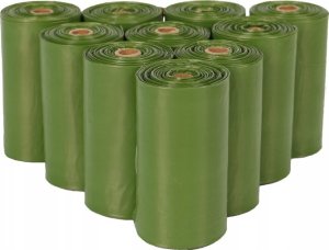 Woreczki na psie odchody 360 sztuk 24 rolki zielone 10