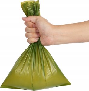 Woreczki na psie odchody 300 sztuk 20 rolek zielone + etui 4