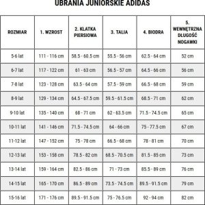 Adidas Koszulka dla dzieci adidas Tabela 23 Jersey pomarańczowo-czarna JJ1157 164cm 8