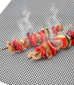 MATA GRILLOWA TEFLONOWA ODPORNA NA CIEPŁO RUSZT SIATKA DO PIECZENIA NA GRILLA DO PIEKARNIKA 5