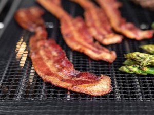 MATA GRILLOWA TEFLONOWA ODPORNA NA CIEPŁO RUSZT SIATKA DO PIECZENIA NA GRILLA DO PIEKARNIKA 6