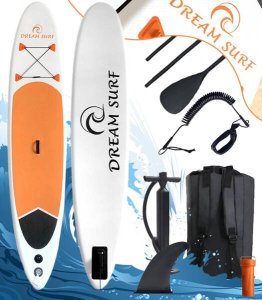 DESKA SUP 350 CM STAND UP PADDLE POMPOWANA DMUCHANA DUŻY ZESTAW DO PŁYWANIA WIOSŁO POMPKA PLECAK LINKA ZESTAW NAPRAWCZY 1