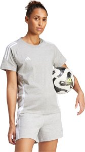 Adidas Koszulka damska Tiro 24 Sweat Tee szara IR9355 S 5
